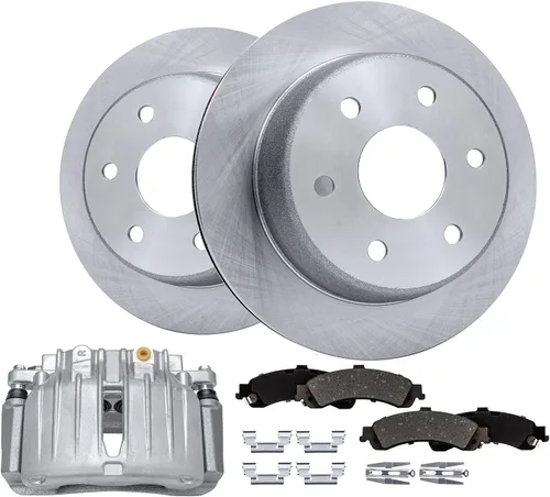 Vista 92 de Detroit Axle - Rotores de freno para Jeep Compass 2015-2022 Renegade 2016-2022 Fiat 500X 2016-2022, 2018, 2019, 2020, 2021. Reemplazo de rotores