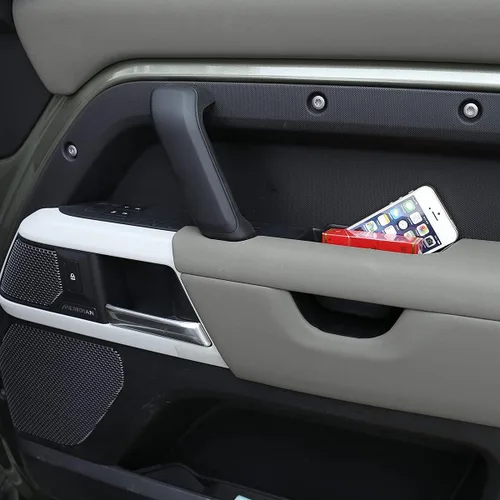 Vista 4 de Caja de almacenamiento de consola central de automóvil ABS para Land Rover Defender 110 2020-2021 (estilo 8)