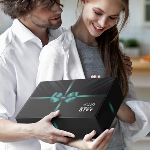 Vista 6 de Maverton Organizador de exhibición de relojes para hombres 12 ranuras Elegante caja personalizada para hombre Estuche para coleccionista Soporte