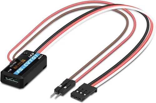 Vista 6 de FlySky FS-CVT01 - Módulo de sensor de batería de recolección de voltaje para caja de receptor Flysky iA6B iA10 PL18 NV14 FrG4 Noble NB4 i10 i8 i6s