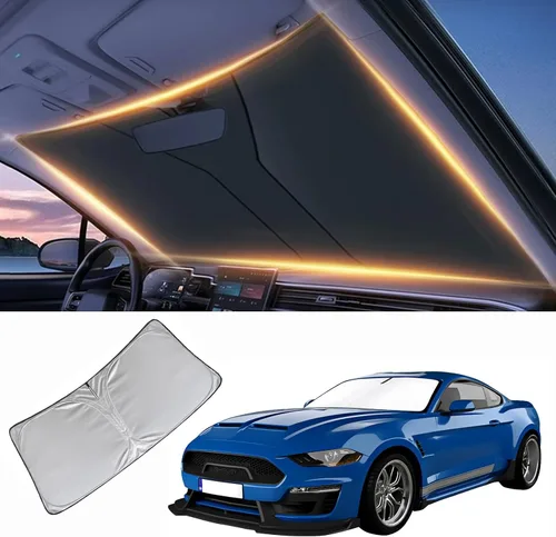 Vista 30 de Parasol para parabrisas delantero, protector de visera, accesorios para automóvil