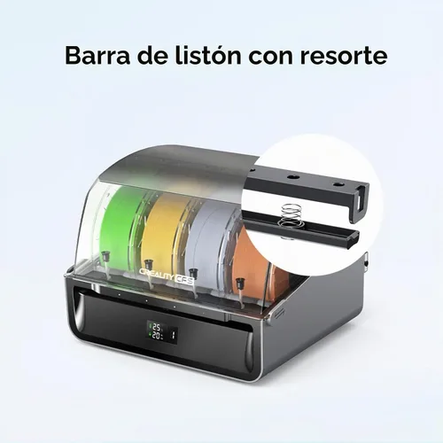 Vista 9 de Creality CFS - Sistema de filamento de impresora 3D multicolor, identificación automática de material, conmutación/relé inteligente, soporta 4