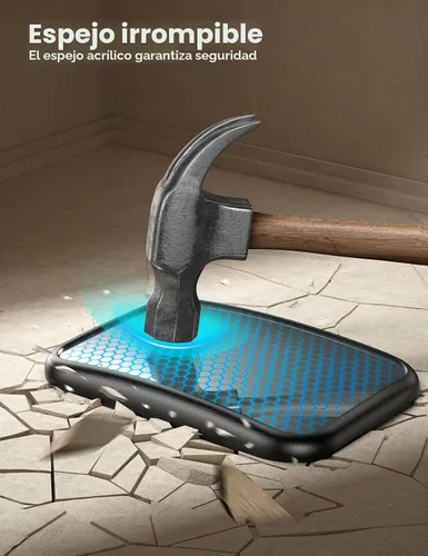 Vista 2 de Lamicall Espejo de coche para bebé para asiento trasero – [Clip de gancho triangular más seguro 2025] Espejo para asiento de coche acrílico