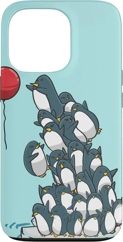 Vista 10 de Penguins Balloon Funny Sea Bird Water Animal Girls Gift Case for iPhone 17