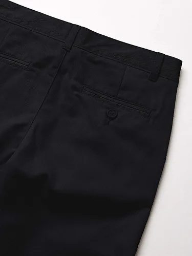 Vista 3 de Tommy Hilfiger Pantalones de vestir de mezcla de sarga con parte delantera plana para niño