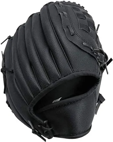 Vista 11 de Guantes de béisbol, guantes de softbol, guantes de receptor, adecuados para jóvenes, adultos y principiantes, entrenamiento deportivo al aire libre