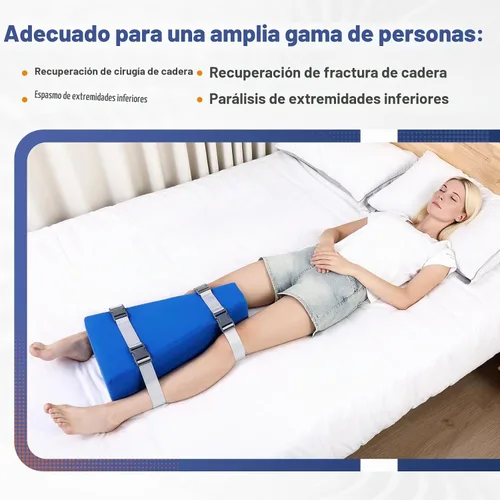 Vista 2 de Almohada de abducción de cadera - Almohada para cirugía de reemplazo de cadera para soporte de piernas y prevención de luxación - Adecuado