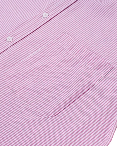 Vista 4 de Alimens & Gentle Camisa Oxford de manga larga con botones y bolsillo para hombre