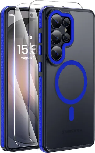 Vista 58 de Funda magnética fuerte para iPhone 12 Pro Max [Protección de grado militar de 10 pies] Compatible con MagSafe, funda protectora a prueba de golpes