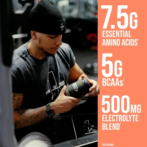 Vista 4 de Regla 1 Proteins Essential Amino 9, ponche de frutas, 30 porciones