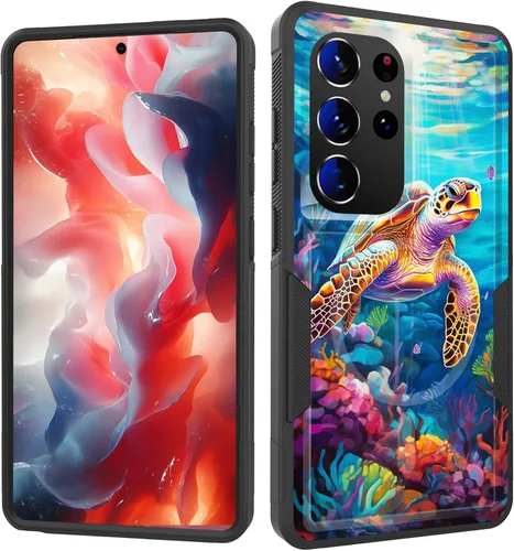 Vista 18 de Funda magnética para Galaxy A16 5G, [compatible con MagSafe] [protección contra caídas de grado militar] Funda resistente a prueba de golpes