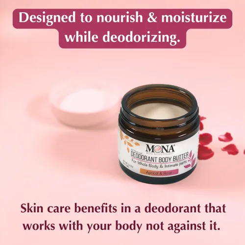 Vista 7 de MONA Desodorante natural para todo el cuerpo y partes íntimas, crema desodorante para mujeres, hombres y adolescentes, sin aluminio, bicarbonato
