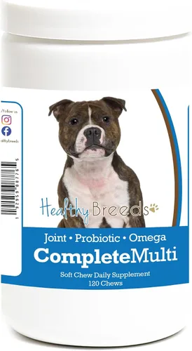 Vista 23 de Healthy Breeds Affenpinscher todo en uno multivitamínico suave masticable 120