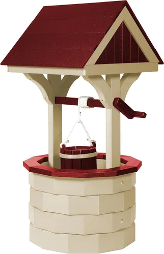 Vista 39 de Pequeño madera de poli madera de abedul y marrón deseando bien
