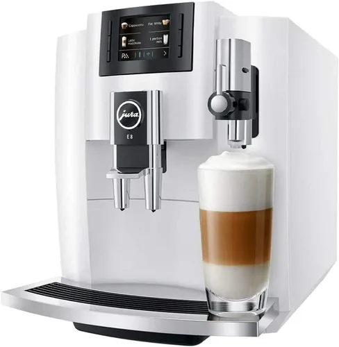 Vista 2 de Jura Máquina de café espresso E8 (blanco)