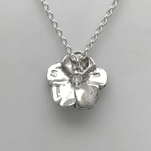 Vista 3 de on Amazon Orchid Collection – Designer Sterling Silver Vanda Orchid Jewelry Pendant Necklace Gift – Customizable Length