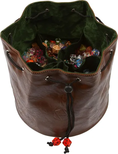 Vista 12 de Forged Dice Co. Pouch of The Endless Hoard Bolsa de Dados - Contiene Más de 1,000 Dados Poliédricos - Bolsa de Almacenamiento de Dados con 7