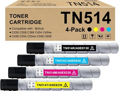 Vista 6 de TN-514 Cartucho de tóner TN512 TN513 TN514 TN515 TN516 TN324 TN326 Toner