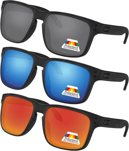 Vista 7 de Bwake Lentes de repuesto para gafas de sol Oakley Holbrook XL OO9417 POLARIZADAS