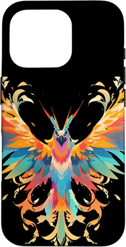 Vista 19 de Funda para iPhone 11 Rising Phoenix Fire Colorful Bird Open Wing Rebirth