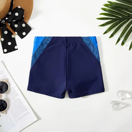 Vista 4 de TiaoBug Traje de baño para niños y niños, traje de baño tipo bóxer de natación UPF 50+ para jóvenes, traje de baño competitivo