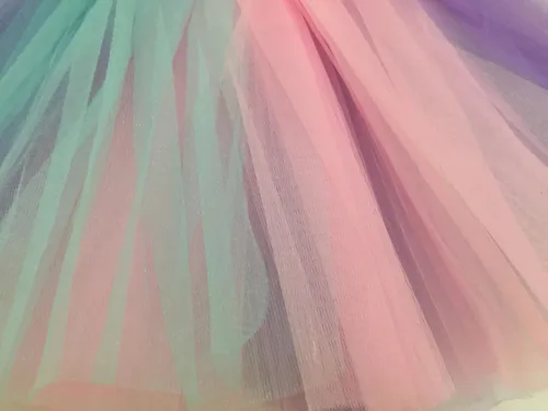 Vista 2 de Rush Dance Falda de disfraz colorida, de bailarina estilo princesa, tutú, para niñas., niños 3-8 años