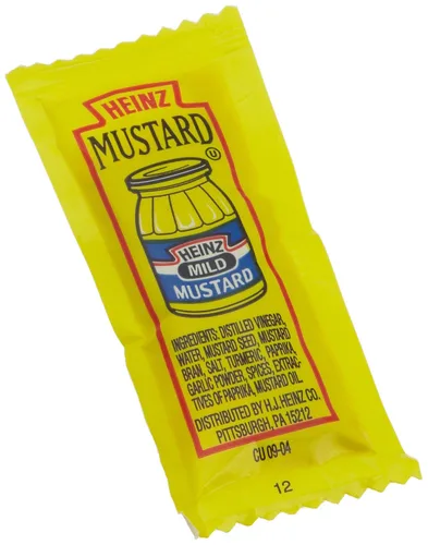 Vista 12 de Heinz Mostaza suave individual (estuche de 1000 unidades)