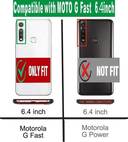 Vista 2 de Funda para teléfono Moto G Fast Clear TPU Shock Flexible Clear