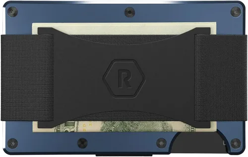 Vista 3 de The Ridge Wallet - Slim Minimalist Compact Wallet and Card Holder RFID Protected Front Pocket Wallets Integrated Money Clip