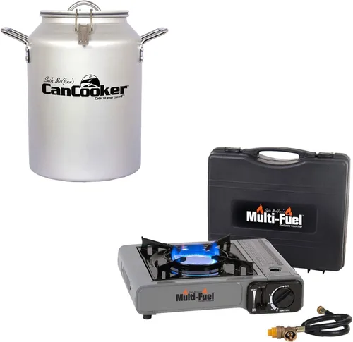 Vista 15 de CanCooker Paquete de olla de vapor de convección de 4 galones con libro de recetas de 100 páginas, aluminio anodizado duradero, compatible con Kit