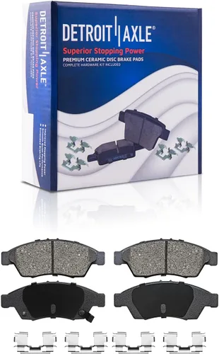 Vista 30 de Detroit Axle - Kit de freno trasero para Toyota Camry 2012-2017, Avalon Lexus ES300h ES350 2013-2018, repuesto de pastillas de freno de cerámica