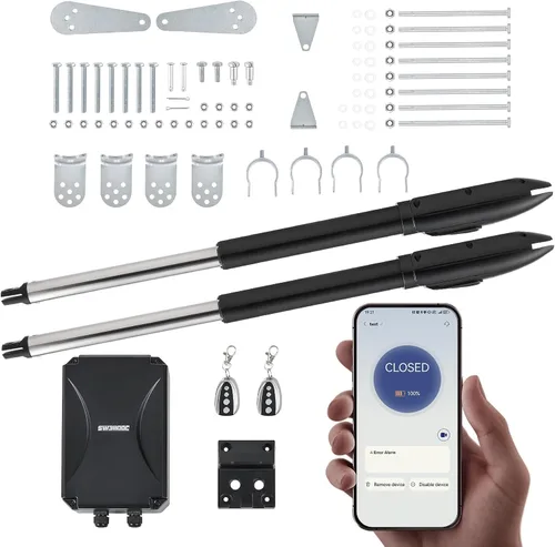 Vista 11 de CO-Z Kit de Abridor Automático de Portón, Compatible con App, Abridor Inteligente de Portón de Una Hoja para Portones de hasta 660 lb 5.9 ft