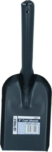 Vista 2 de Pala de mano de carbón de 5 "pala pala de fuego Estufa de fuego Ash Hogar chimenea Paleta Negro