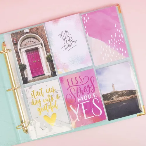 Vista 6 de Craftelier - Paquete de fundas protectoras transparentes para álbumes de fotos personalizados Incluye 10 fundas de 12" x 12" (30,5 x 30,5 cm)