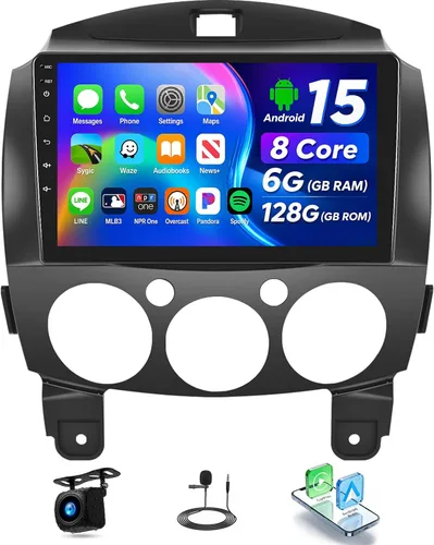 Vista 8 de Radio de coche para Mazda 2 2007 2008 2009 2010 2011 2012 2013 2014