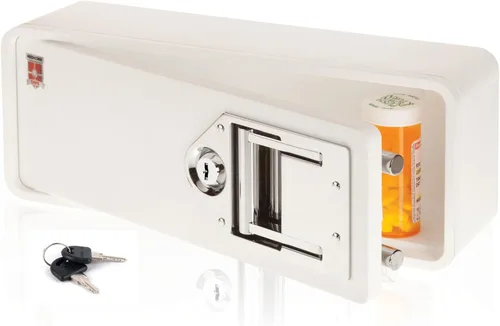Vista 9 de MEDICINE RX SAFE - Caja fuerte con llave de barril para botiquín