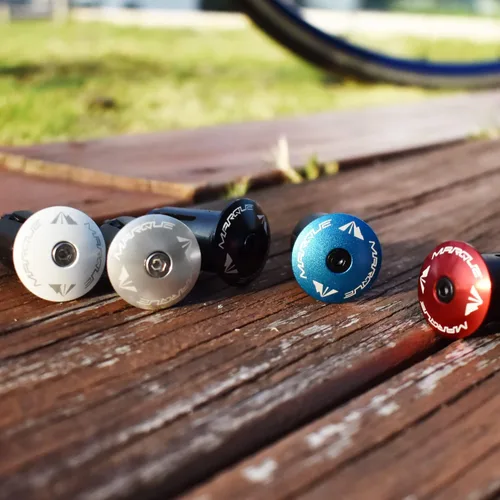 Vista 7 de MARQUE Alloy ENZ - Tapones para manillar de bicicleta de carretera, extremos de barra de mango de aluminio, tapones para barras de caída, tapas