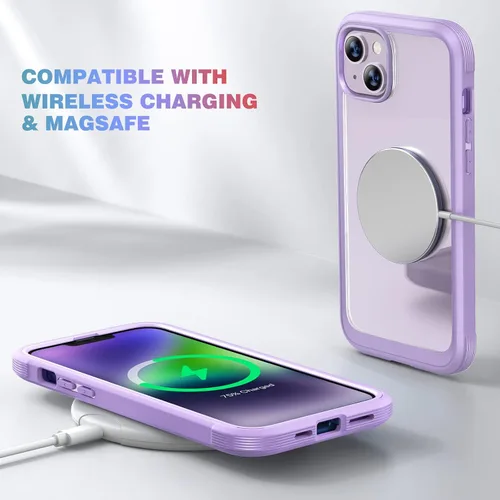 Vista 529 de DIACLARA - Funda transparente compatible con iPhone XR 6.1 pulgadas 2018
