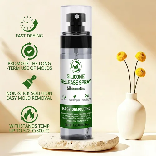Vista 2 de Spray de liberación de moho para moldes de resina, liberación de silicona a base de agua y protector para moldes de silicona y resina epoxi
