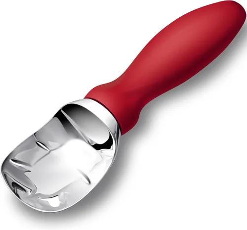 Vista 9 de Rainspire Cuchara de helado de acero inoxidable con mango cómodo, cuchara para helado resistente, pala para helado, ideal para cucharas de helado