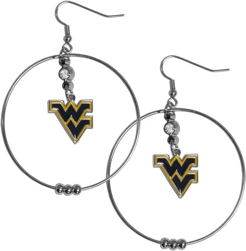 Vista 16 de Siskiyou Sports Pendientes de aro NCAA, 2 pulgadas