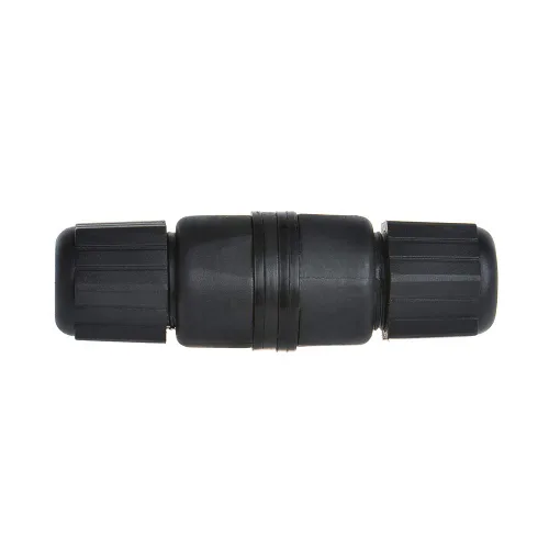 Vista 2 de 5 unids M25AP2 blindado RJ45 impermeable Cat5/5e/6 8P8C conector IP67 Ethernet LAN cable conector doble cabeza al aire libre LAN acoplador adaptador