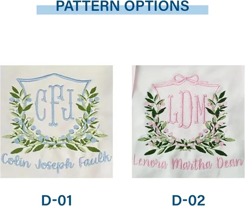 Vista 9 de Letrero personalizado de bienvenida para bebé, bandera bordada con nombre, letrero para puerta de hospital de bebé, con lazos, decoración de baby