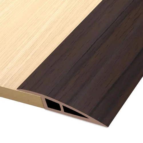 Vista 8 de FONUNO - Tira de transición de vinilo autoadhesiva para umbral de puerta Tira de transición para pisos, rampas de umbral de goma para puertas