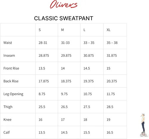Vista 5 de OLIVERS Ropa - Pantalón deportivo clásico - Algodón Supima japonés, regulador de temperatura, resistente al olor