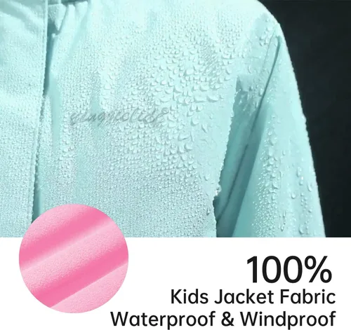 Vista 61 de Chaqueta de esquí impermeable para niñas, chaqueta de snowboard para exteriores, resistente al viento, con forro polar, abrigo de nieve cálido