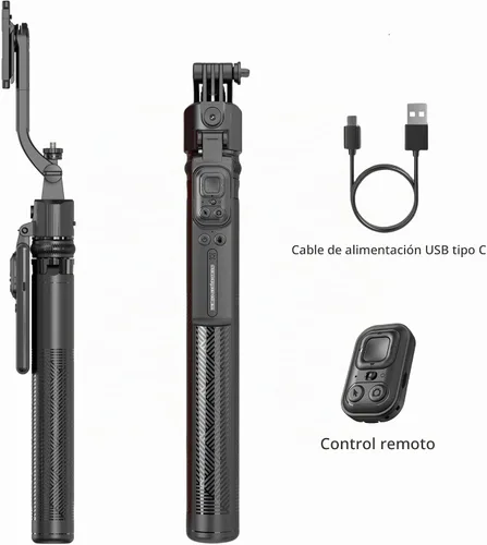 Vista 8 de FOURPILLARS Trípode automático para selfie stick para iPhone y Android