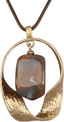 Vista 13 de Collares bohemios para mujer, colgante largo de madera, collar vintage, collar de cadena de suéter, joyería hecha a mano Collar de cuentas