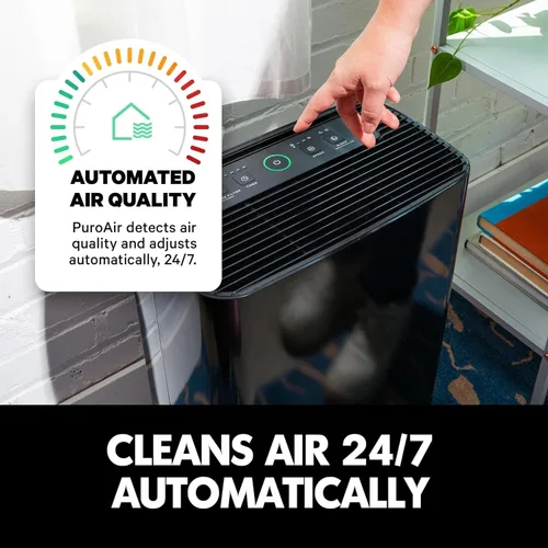 Vista 5 de PuroAir Purificadores de aire HEPA para habitaciones grandes del hogar, paquete para todo el hogar cubre 3,000 pies cuadrados, filtra hasta el 99.9%