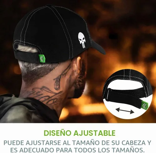 Vista 3 de Green Devil Bump Cap Baseball Cap Style Lightweight Safety Hat for Men Women